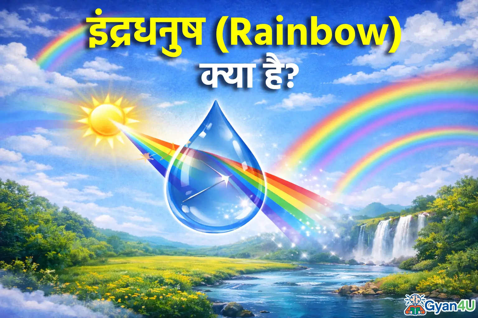 इंद्रधनुष (Rainbow) क्या है? | इंद्रधनुष के रंग, बनने की प्रक्रिया और रोचक तथ्य